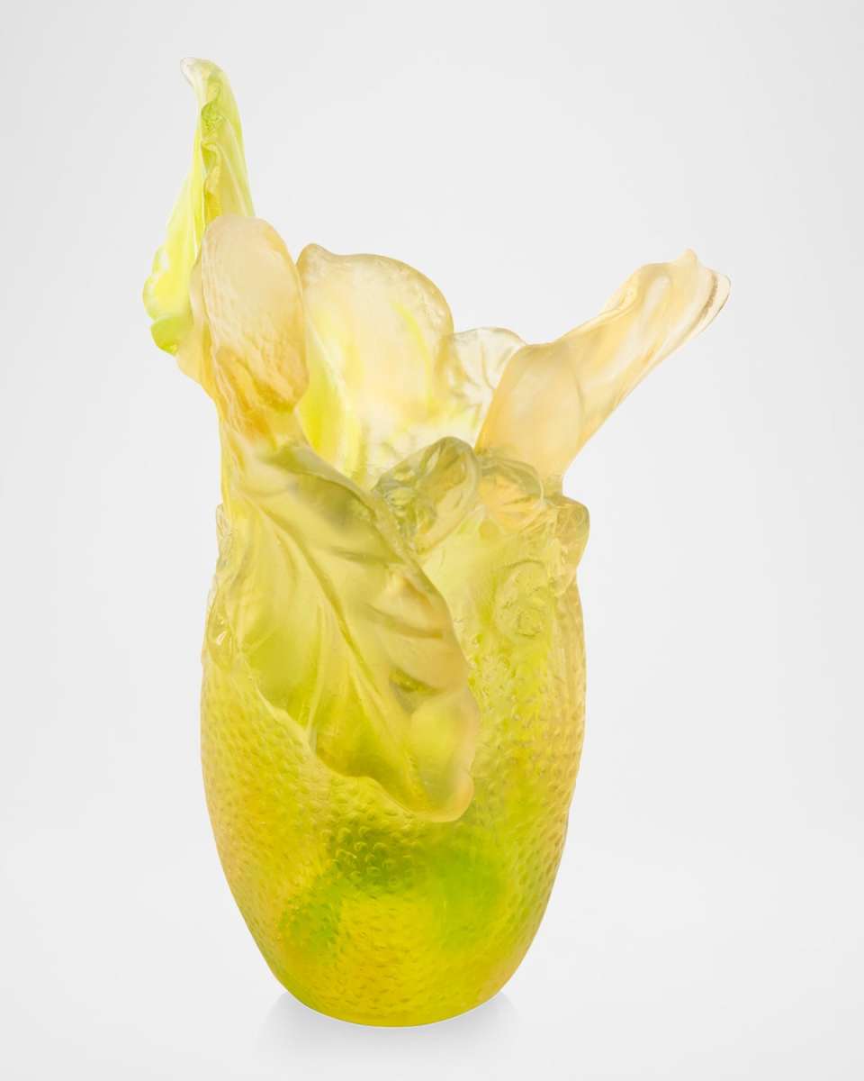 Citrus Small Crystal Vase - 6"